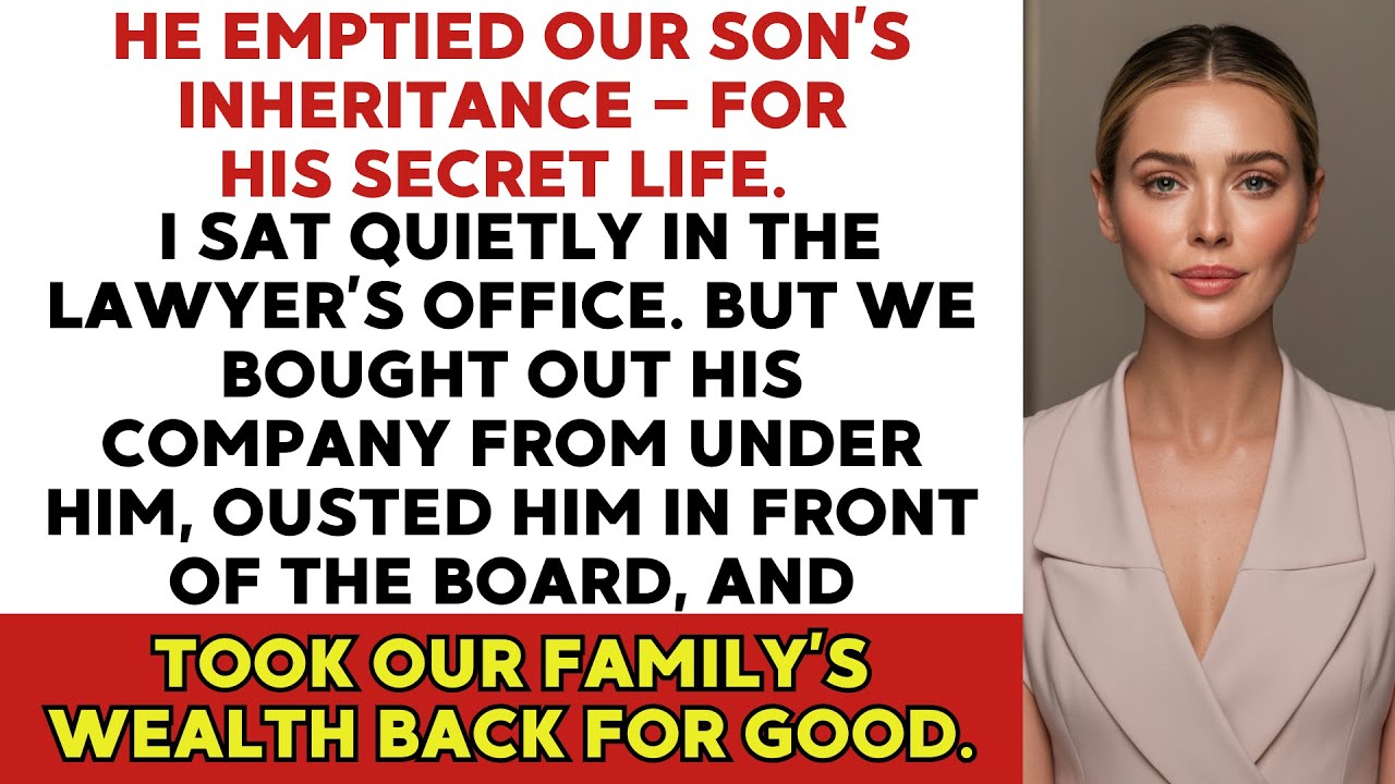 My Husband Took Our Son’s Inheritance to Impress His Mistress — Then Collapsed When Our Son Walked…