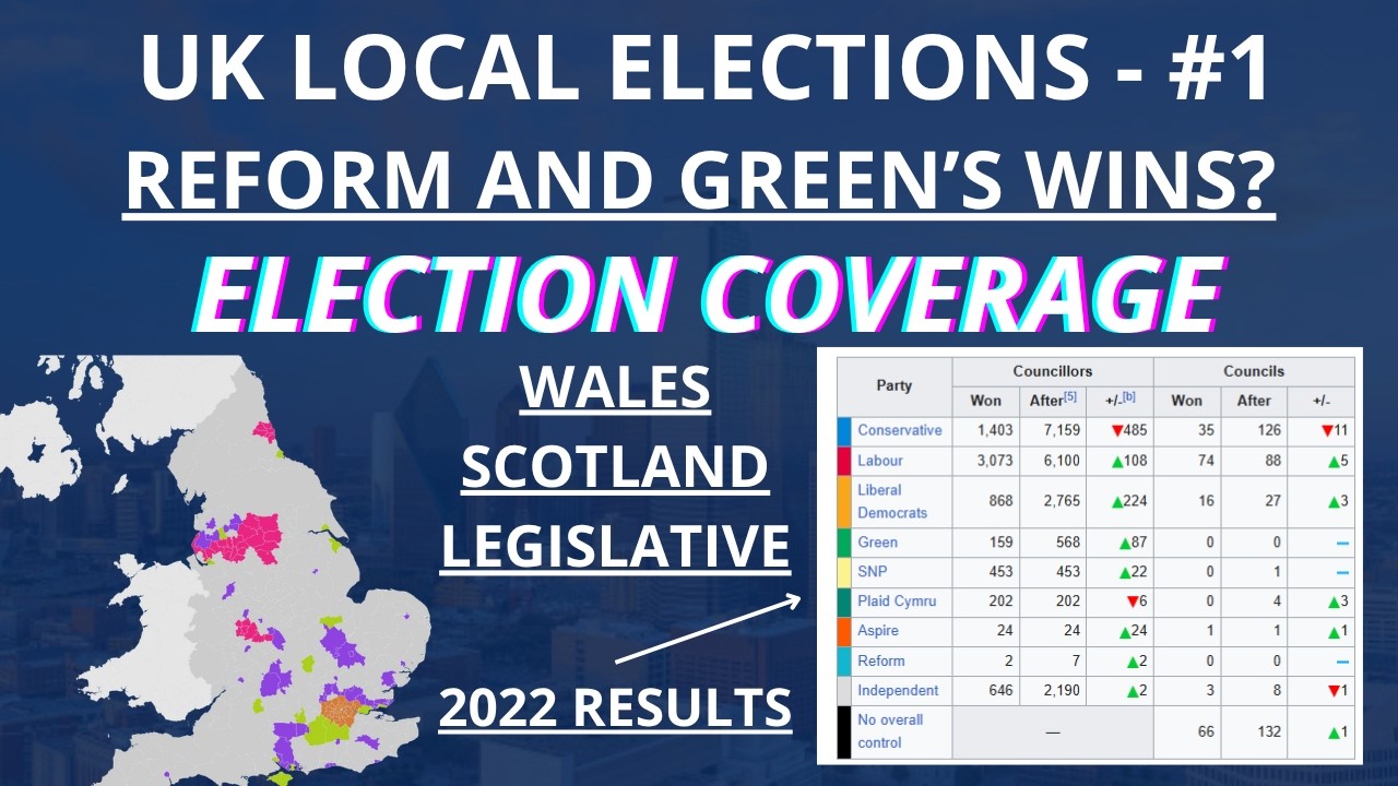 UK LOCAL ELECTIONS | WALES/SCOTLAND LEGISLATIVE - ELECTION NIGHT COVERAGE (PART 1) - LIVE RESULTS