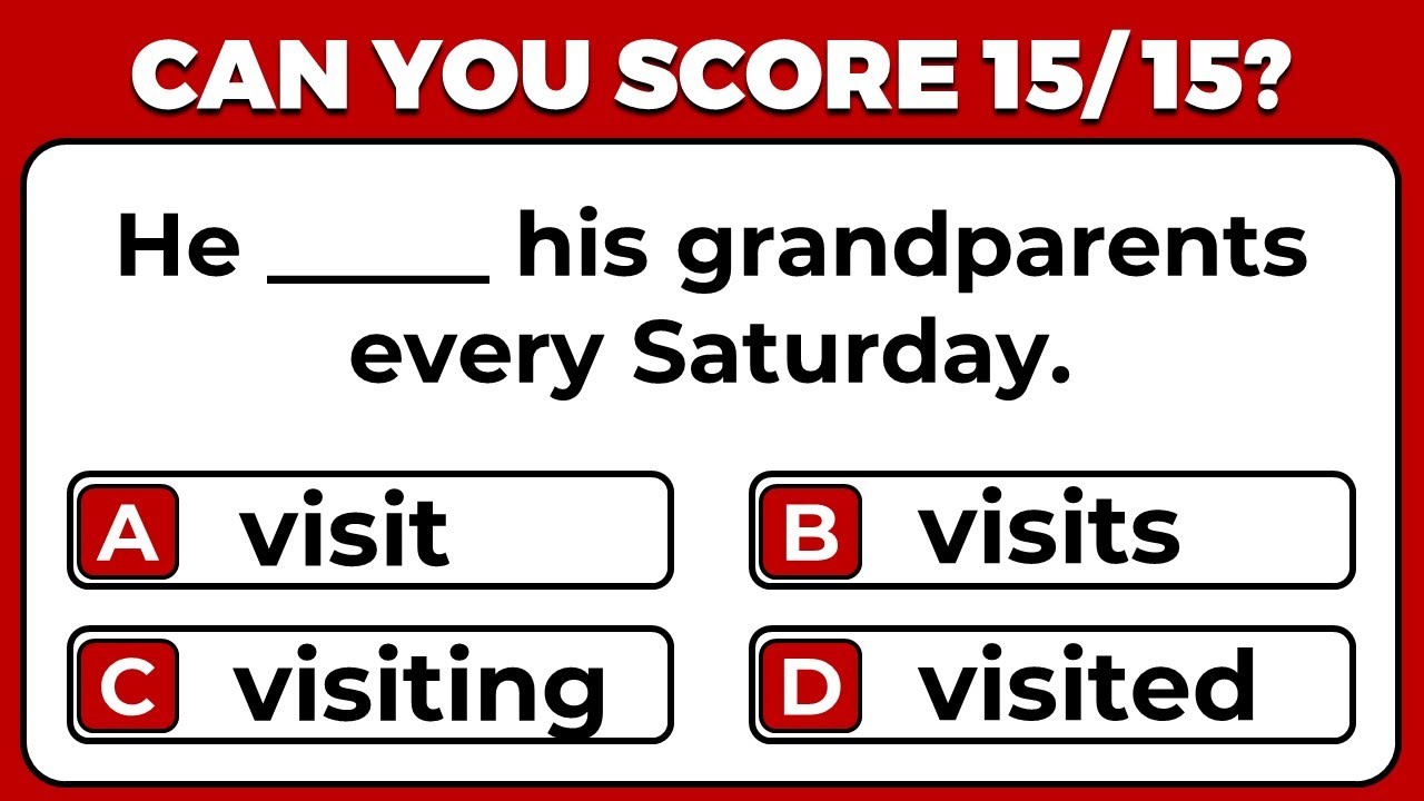 Present Simple Tense । English Grammar Test  #challenge 2