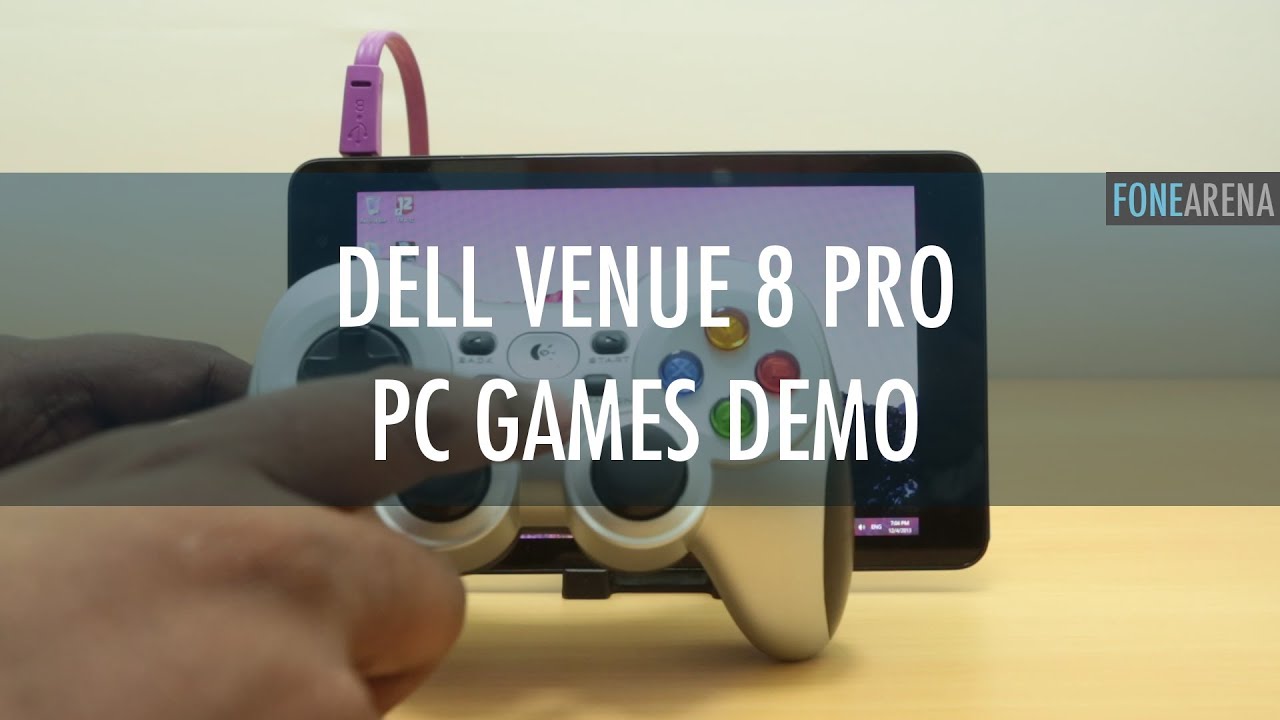 Dell Venue 8 Pro Real PC Gaming Test - FIFA 12, CoD MW & Portal