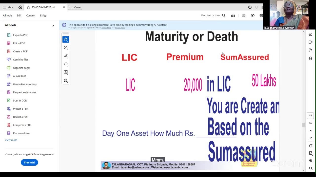 SSMG LIC SARAVANAN.TRICHY's Personal Meeting Room