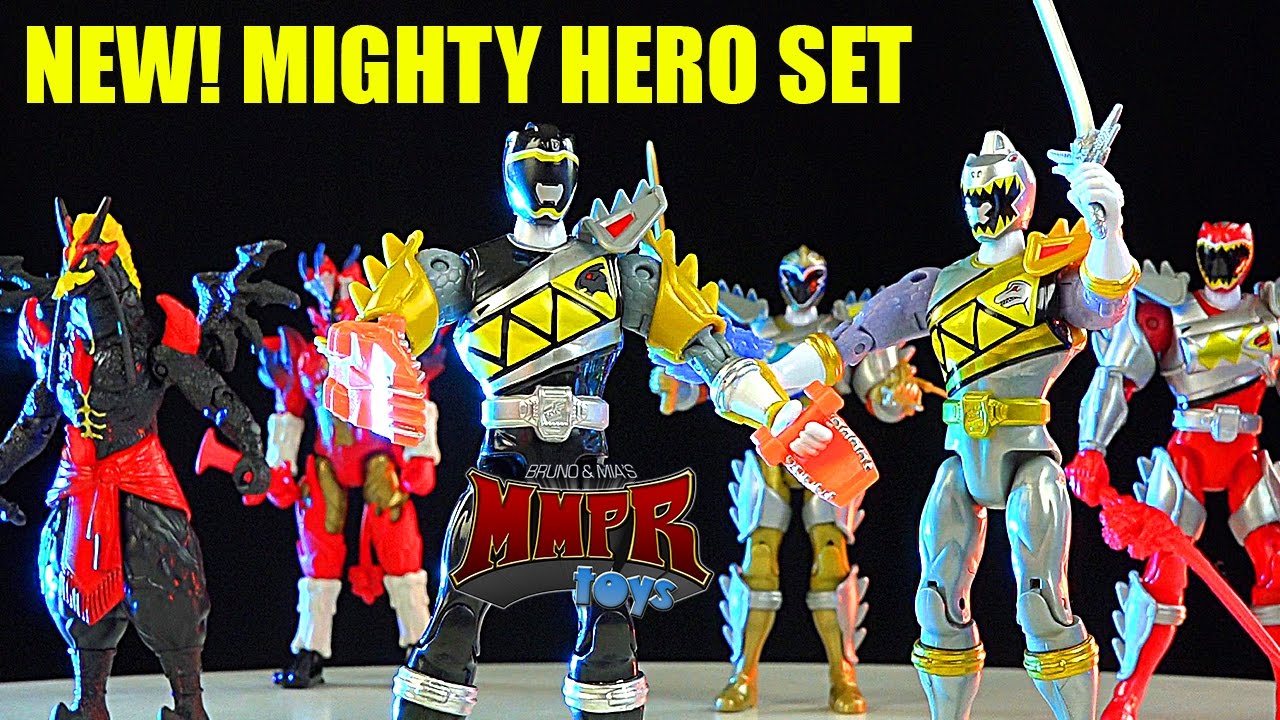 NEW 5 inch Doomwing, Dino Armor X Black Ranger, Silver Ranger (Power Rangers Dino Super Charge)