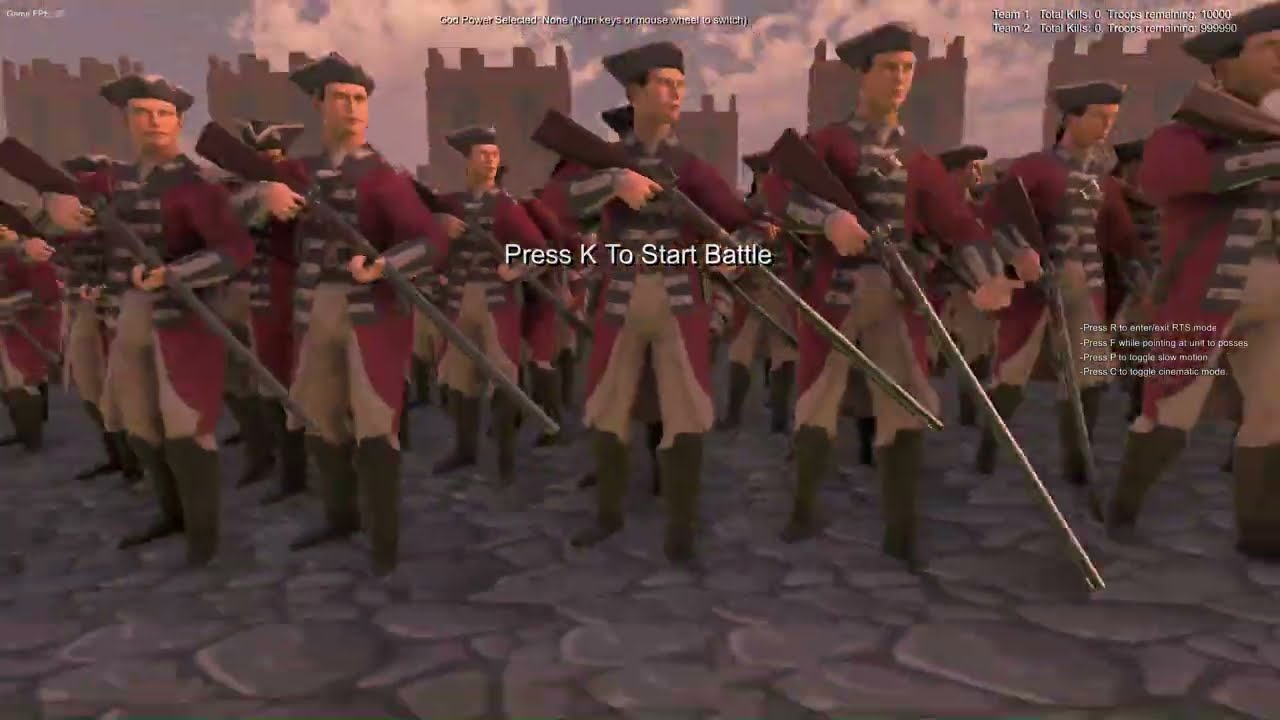 Can 10000 red coats defend the Castle from 1 Million Zombies