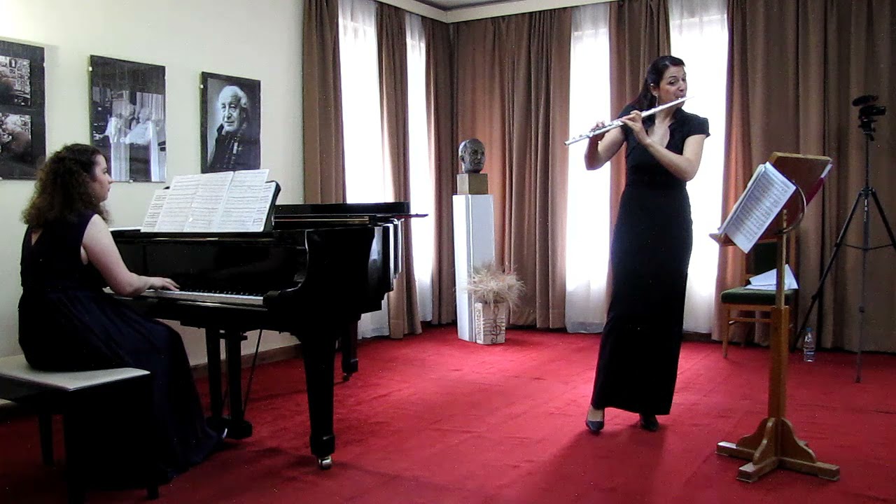 W. A. Mozart - Minuet from Divertimento 17, D Dur for flute and piano
