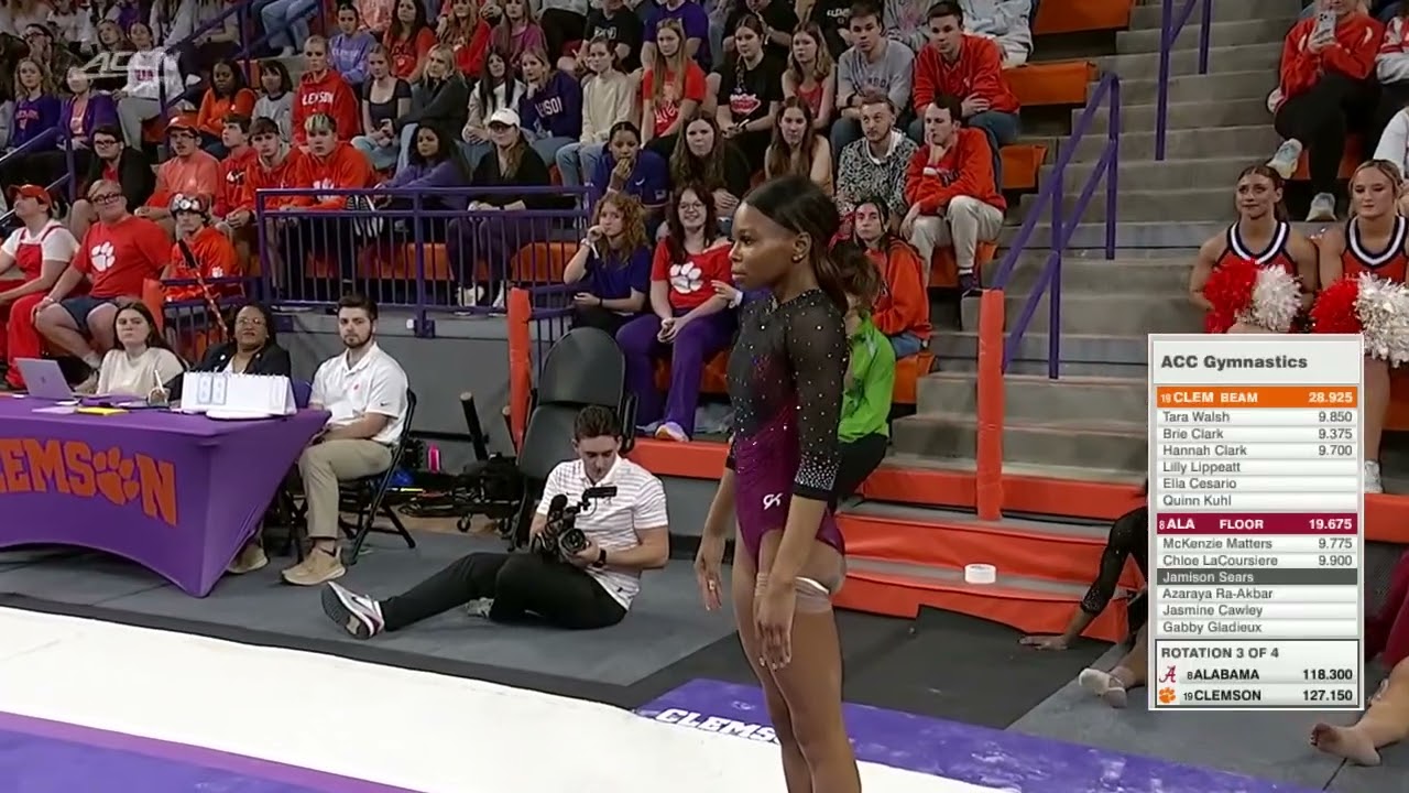 Jamison Sears (Alabama) - Floor (9.900) - 2026 Alabama at Clemson - NCAA Gymnastics