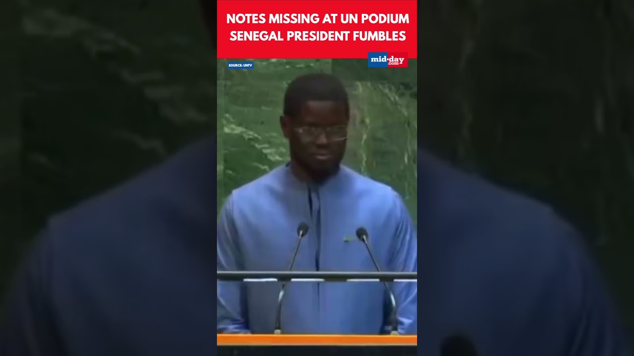 Viral Moment: Senegal President Loses UN Speech