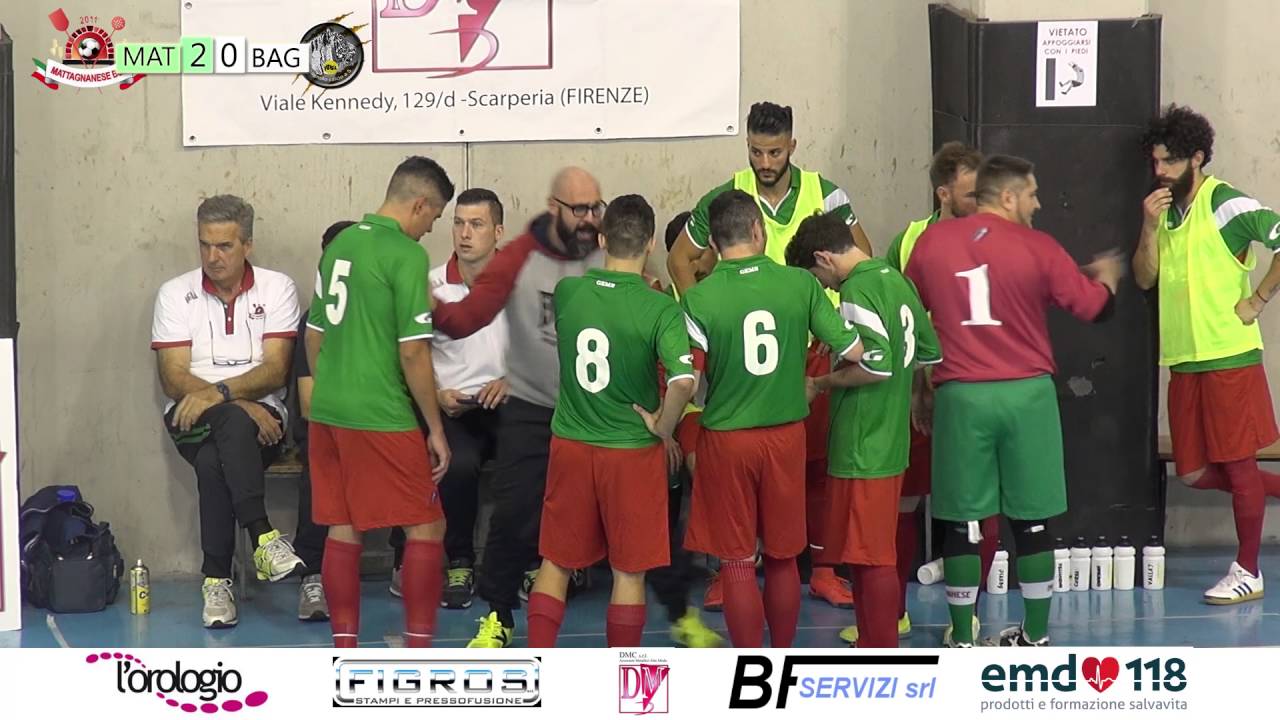 MATTAGNANSE vs BAGNOLO Calcio a 5 - serie B girone C - 2&deg; giornata