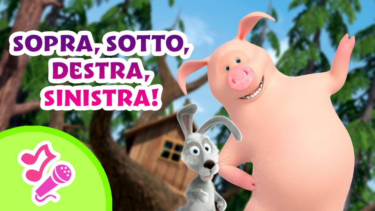 TaDaBoom Italia 🎵 SOPRA, SOTTO, DESTRA, SINISTRA! Karaoke! 🎵 Masha e Orso