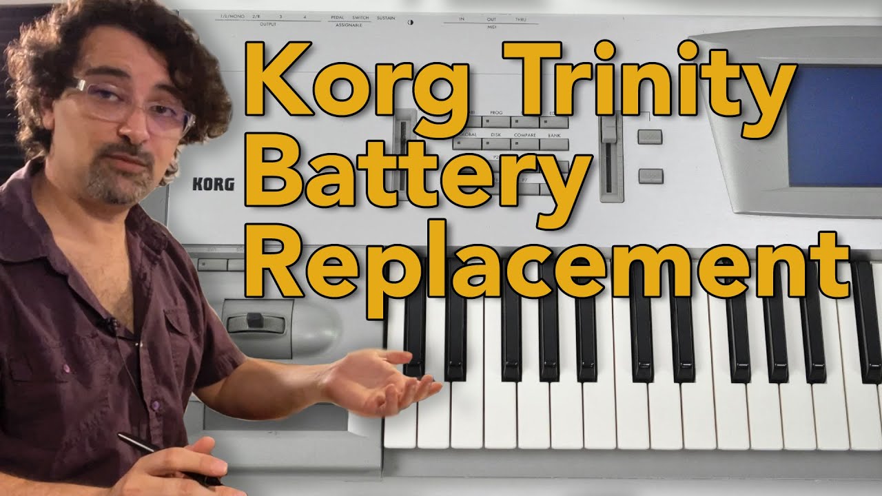 Замена аккумулятора Korg Trinity