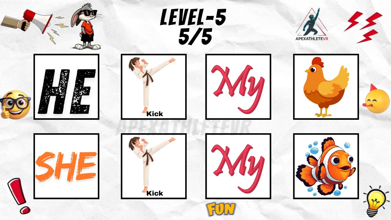 Say The Word On Beat (Level 1-3)  | EASY MEDIUM HARD | Fast Rhythm Test