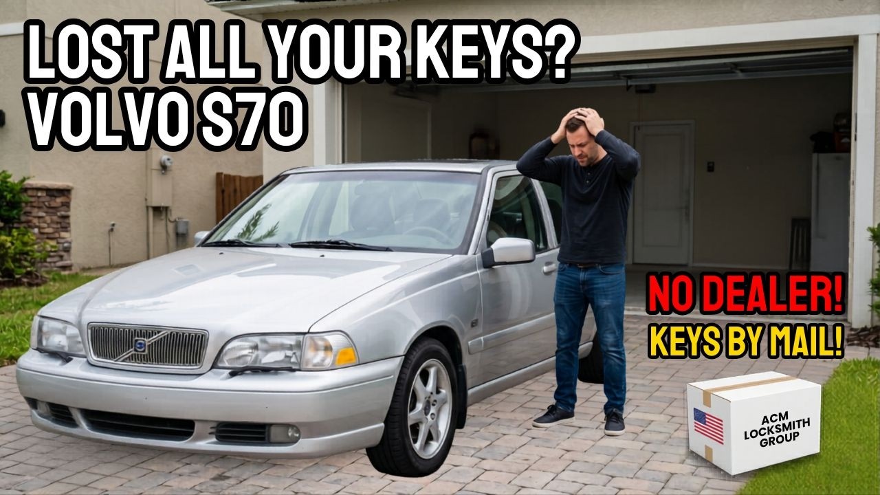 🇺🇸 Lost Your Volvo S70 Keys? We Programmed New Ones from Scratch!