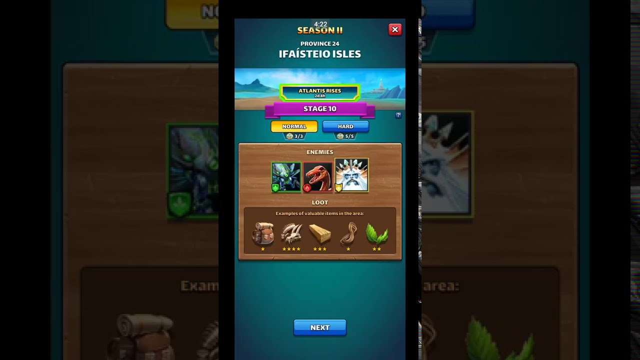 Empires & Puzzles Use Loot Tickets To Your Advantage When Farming Atlantis