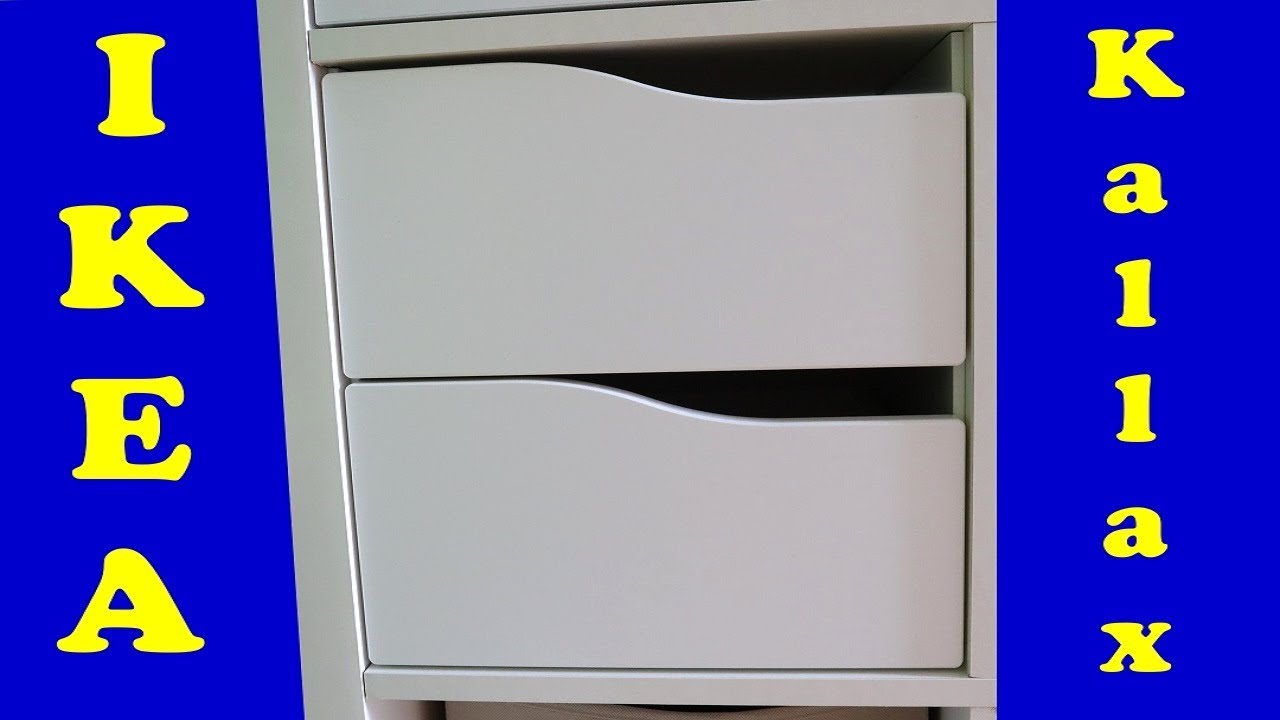 IKEA Kallax Einsatz Schublade Anleitung Montage