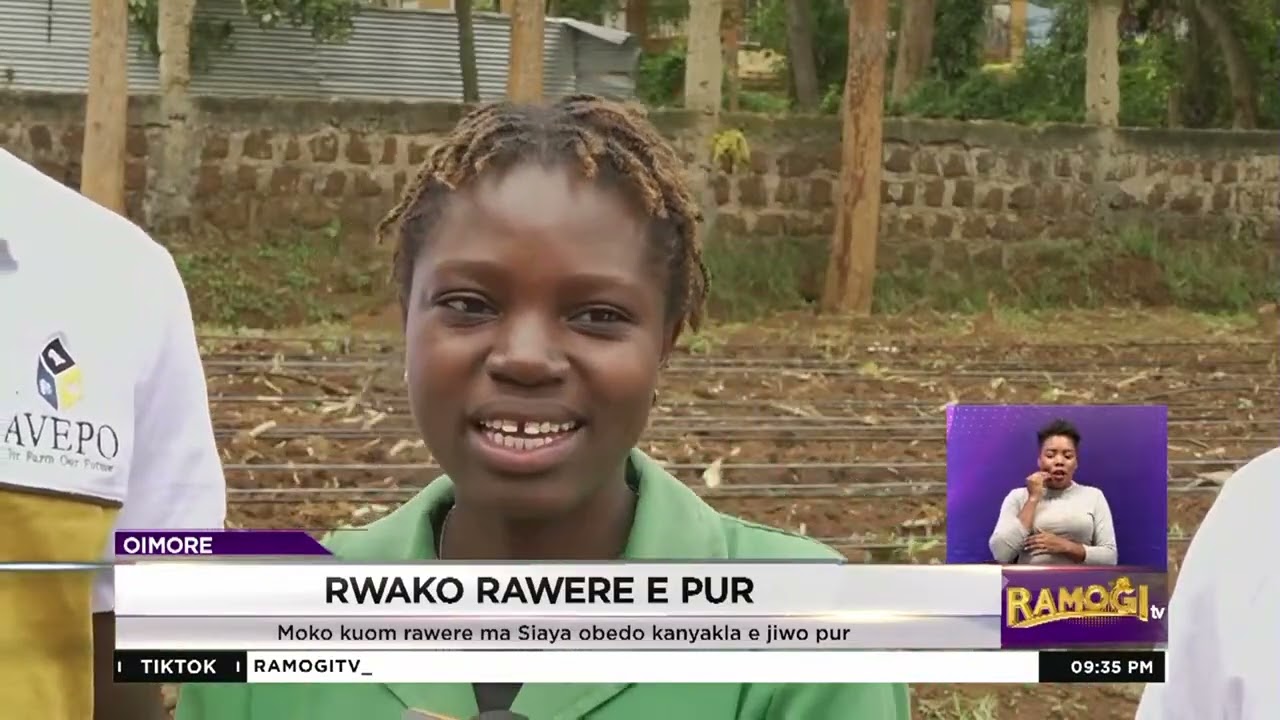 Rawere ma Siaya odonjo e pur manyasani kaka yor chuogo thuolo mar tije e kindgi