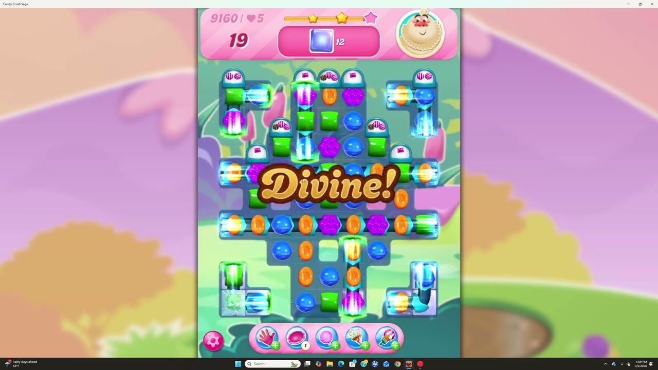Level 9160 Candy Crush Saga! No Boosters