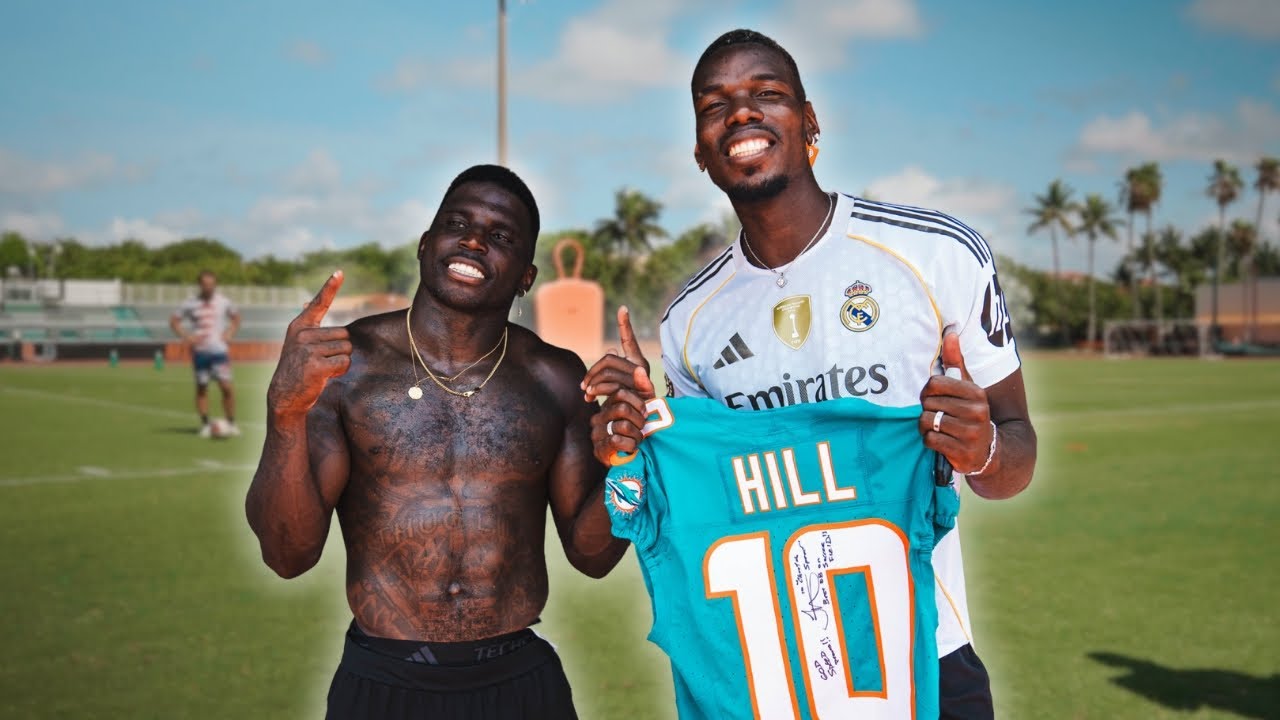 Tyreek Hill Trains Like a Soccer Pro with Paul Pogba