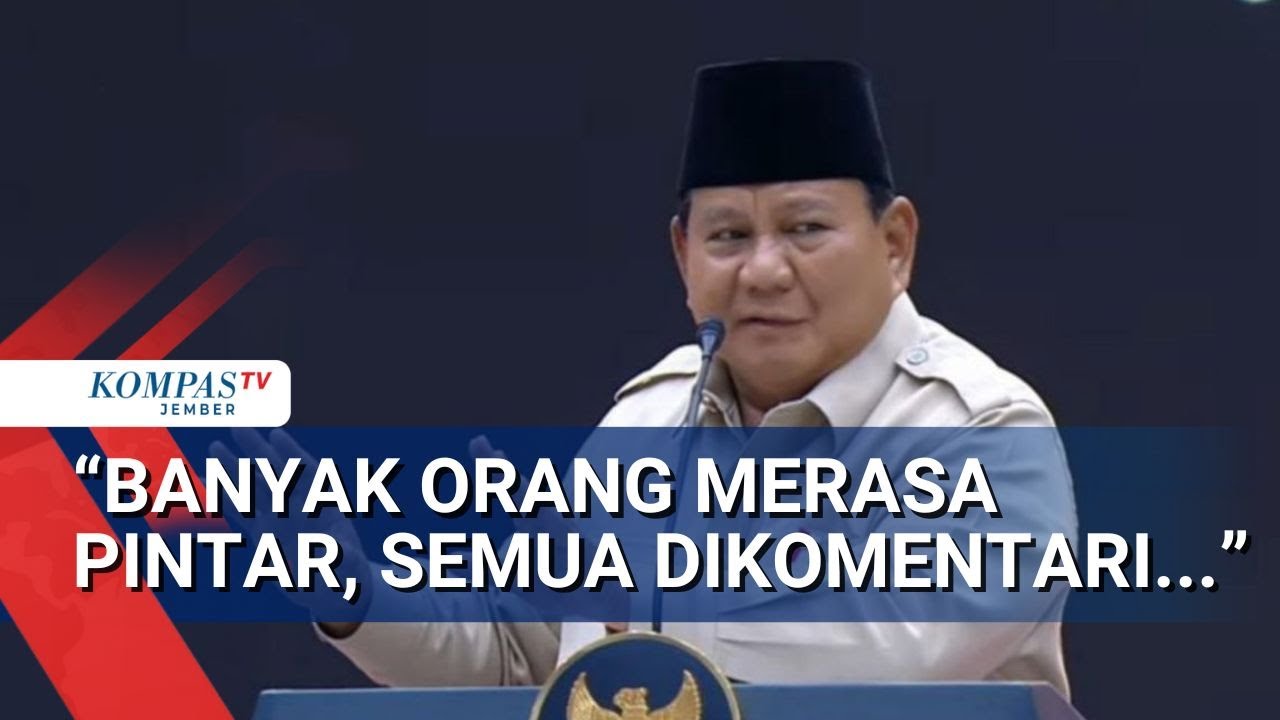 Prabowo Sentil 'Orang Sok Pintr' Komentari Hubungannya dengan Jokowi, Begini Katanya