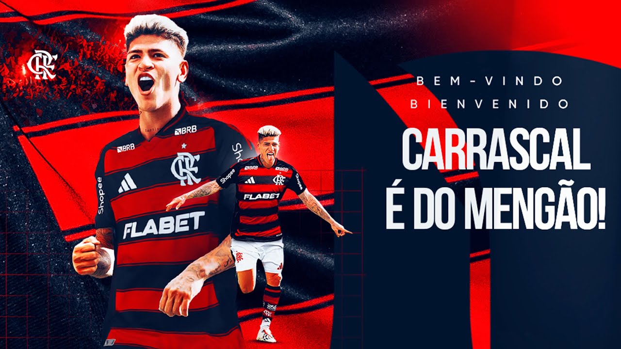 CARRASCAL É O NOVO REFORÇO DO FLAMENGO