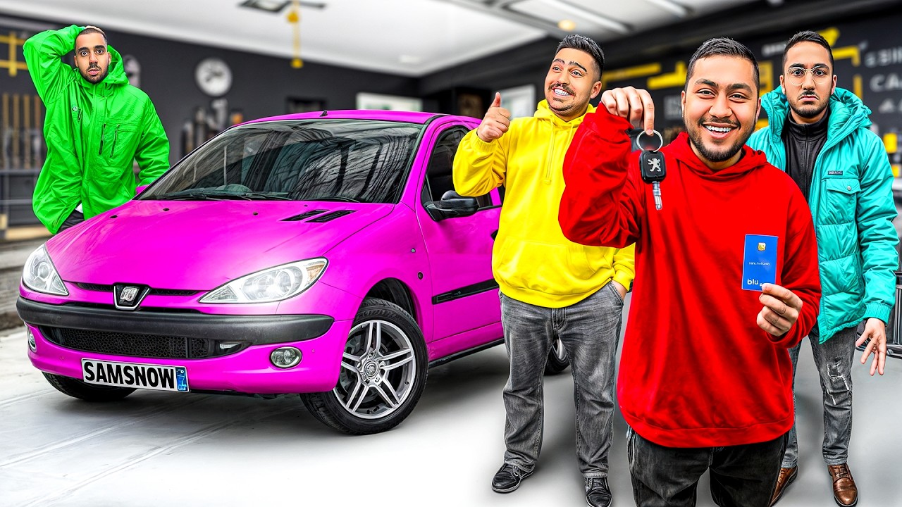 ۱۲ ساعت وقت داری هر کار میخوای با ماشینم بکنی😂🚘