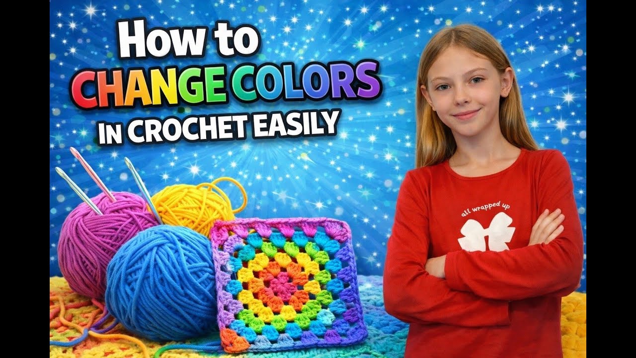 How to change colors in Crochet like a PRO!
