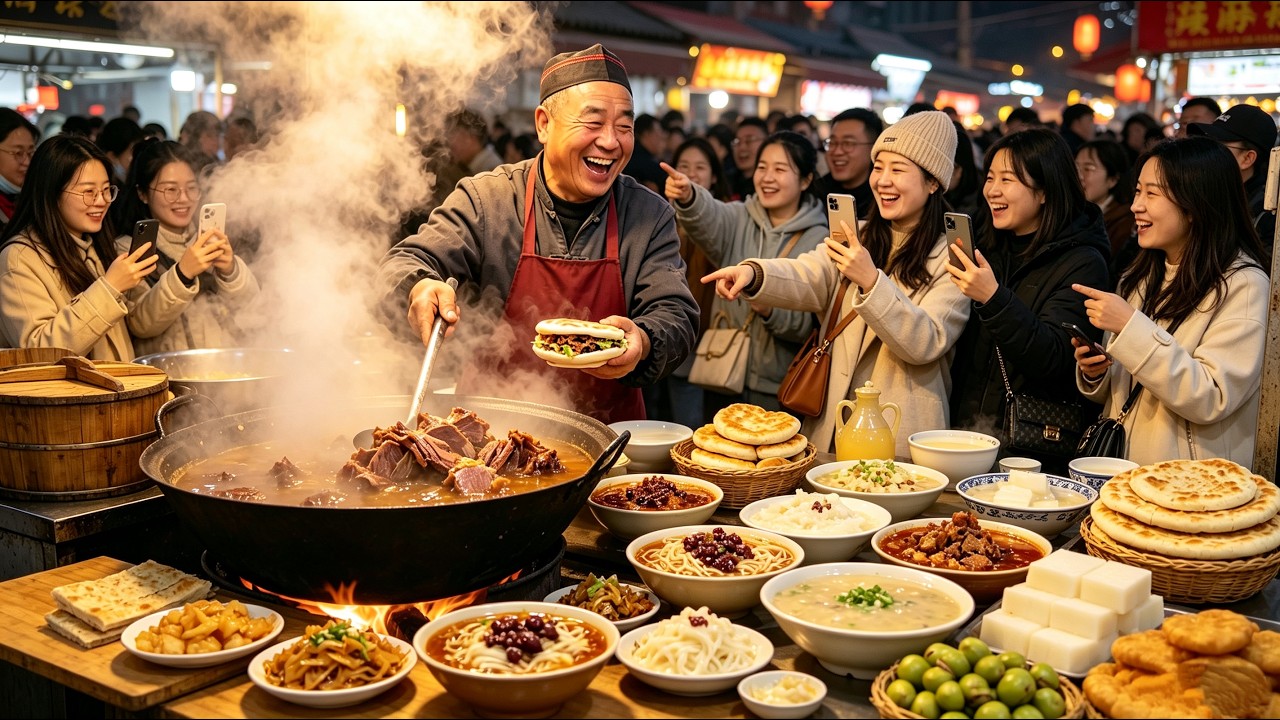 China&rsquo;s Carbs Capital & Street Food Paradise, Full Of Authentic Local Snacks 4K🔥