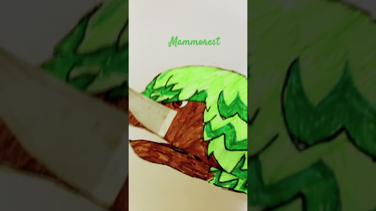 Mammorest from pal world #palworld #papercraft #art #creative