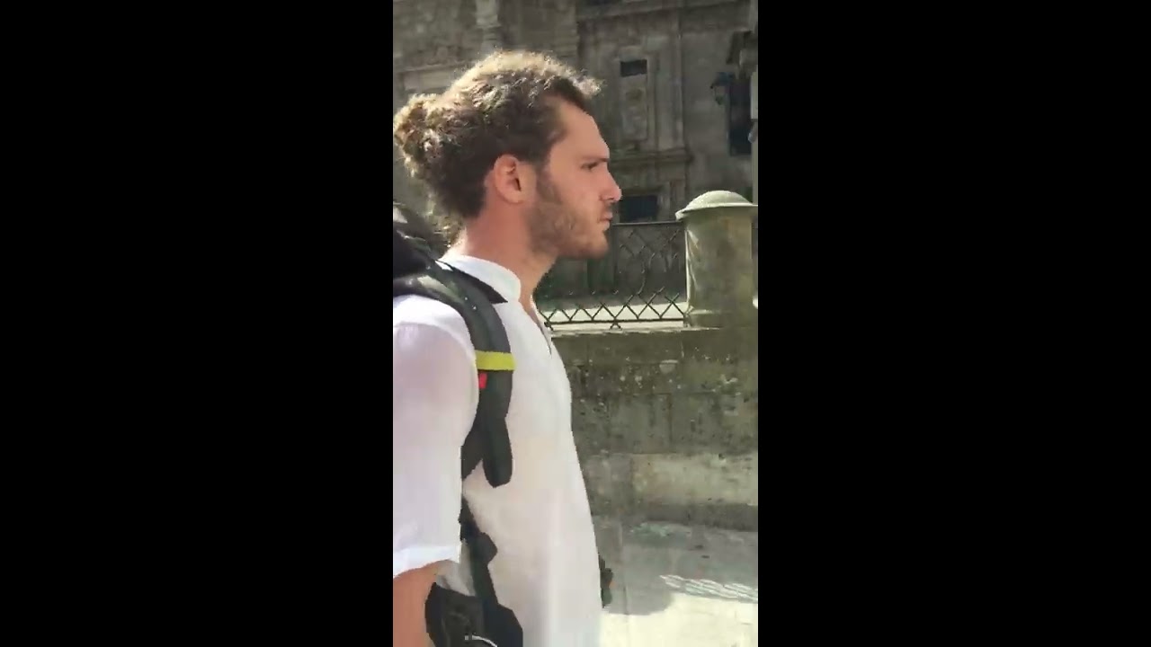 L'arrivo a Santiago. Agosto 2018