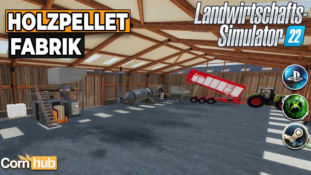 LS22 Mods - Holzpelletsfabrik - LS22 Modvorstellung