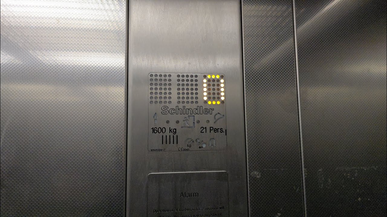 Some Schindler 5400 Lifts to South Terminal at Gatwick Airport