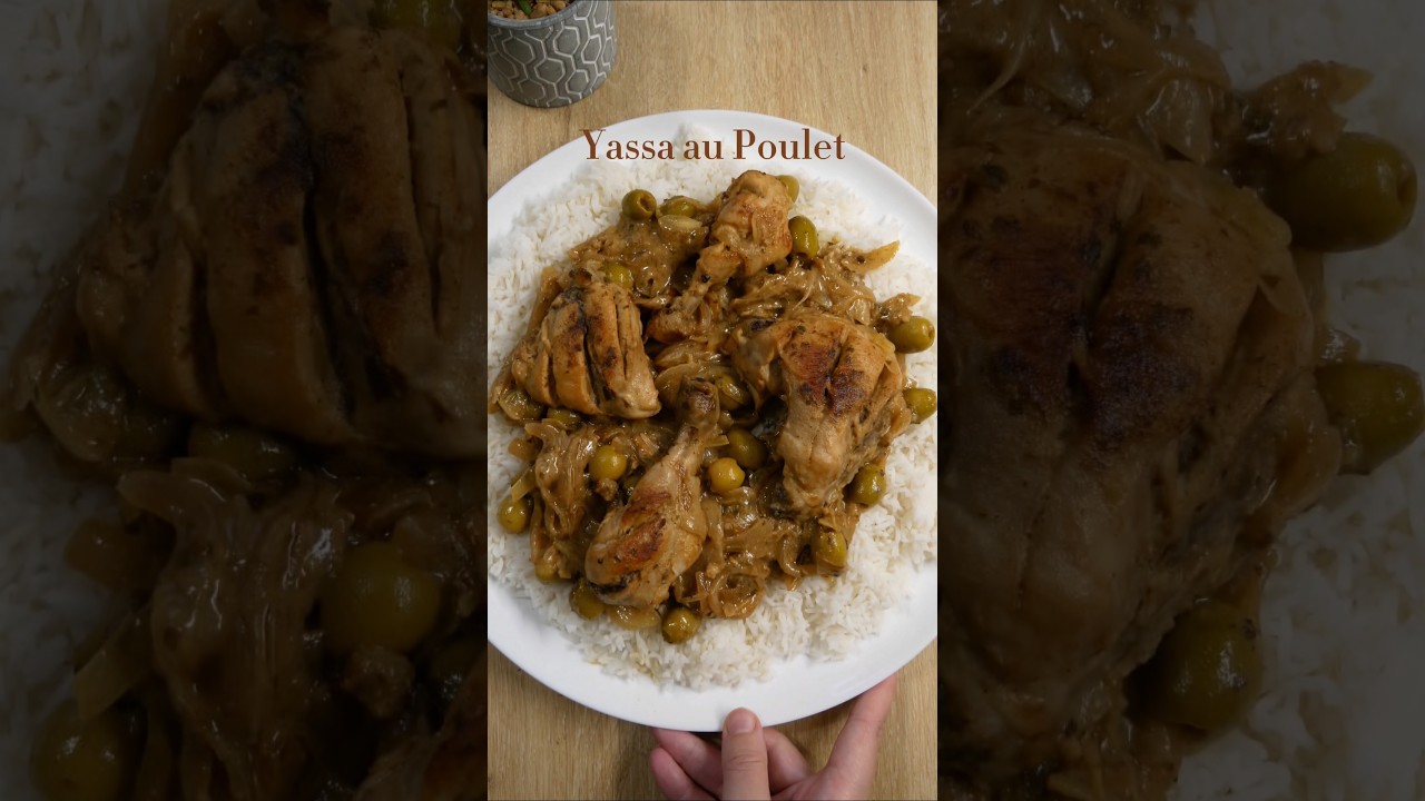 Recette de Yassa au Poulet #recette #pouletyassa #yassa #recettesenegalaise #senegal #shorts