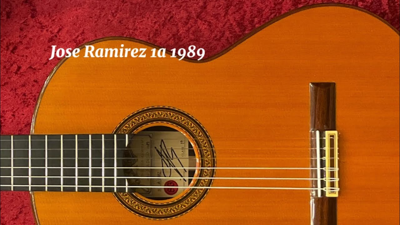 ホセ・ラミレス Jose Ramirez １a 1989年製 盗賊の唄（カタルーニャ民謡）