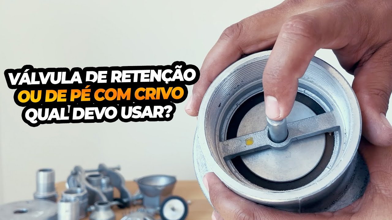 ONDE USAR V&Aacute;LVULA DE P&Eacute; COM CRIVO E V&Aacute;LVULA DE RETEN&Ccedil;&Atilde;O NA IRRIGA&Ccedil;&Atilde;O?