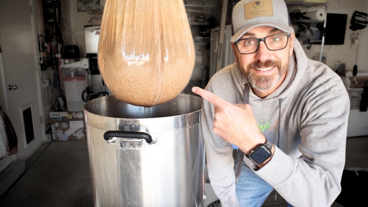 Back to the Basics - I made BEER using my brew bag and propane system!!!
