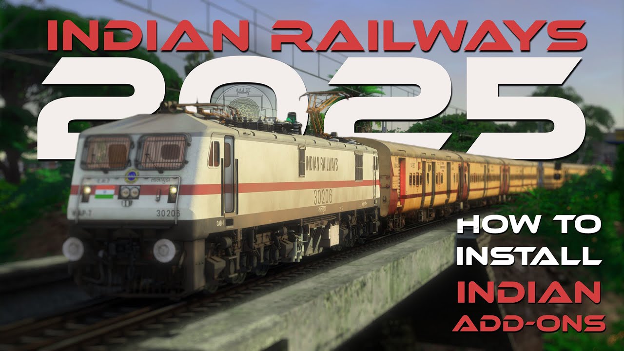 How To Install Railworks Train Simulator 2025 with Indian Add-ons || EASY & 100% WORKING