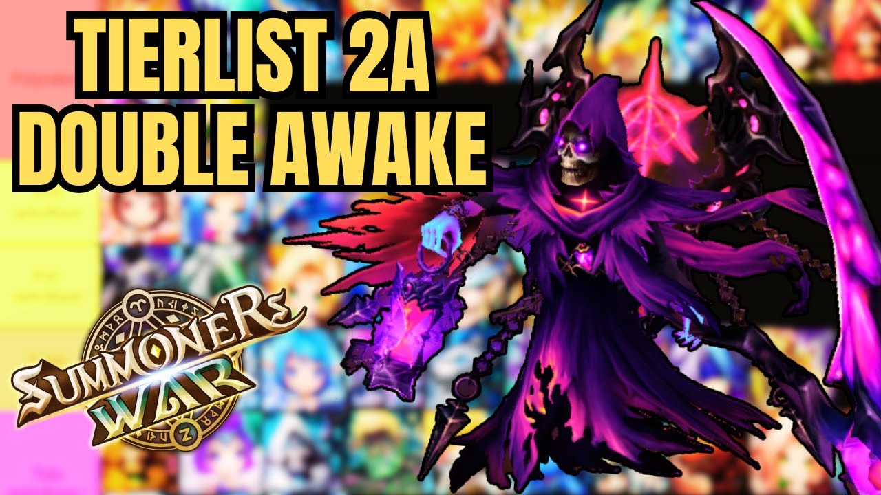 LES MEILLEURS DOUBLE ÉVEIL (2A) À MONTER ! TIERLIST 2024 À JOUR ! (Summoners war)