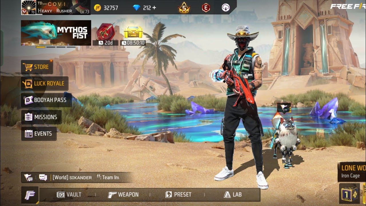 FREE FIRE LIVE CUSTOM