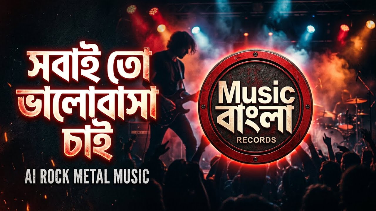 সবাই তো ভালোবাসা চাই |AI METAL MUSIC|