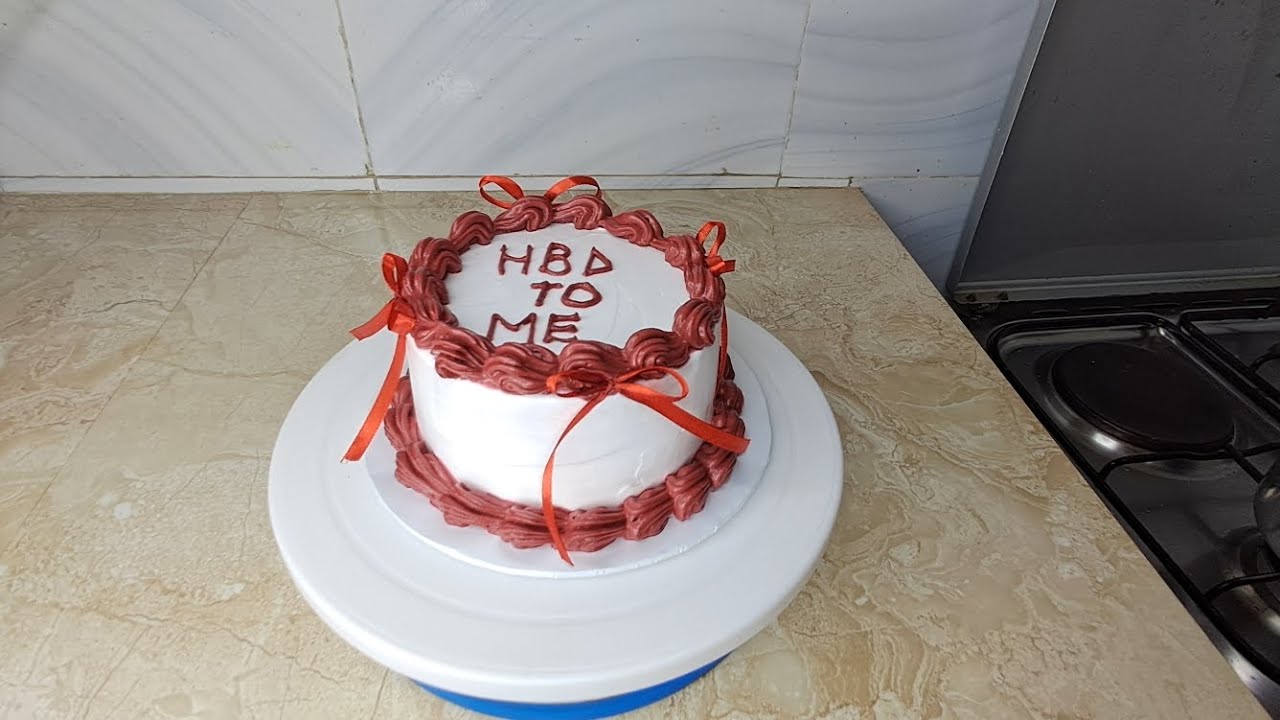 WHISK IT UP! ||  How to bake and decorate a mini cake/ birthday cake