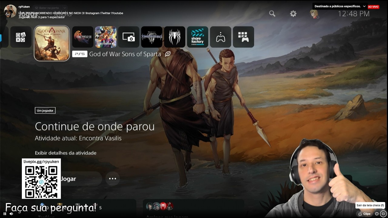 JOGANDO GOD OF WAR SONS OF SPARTA