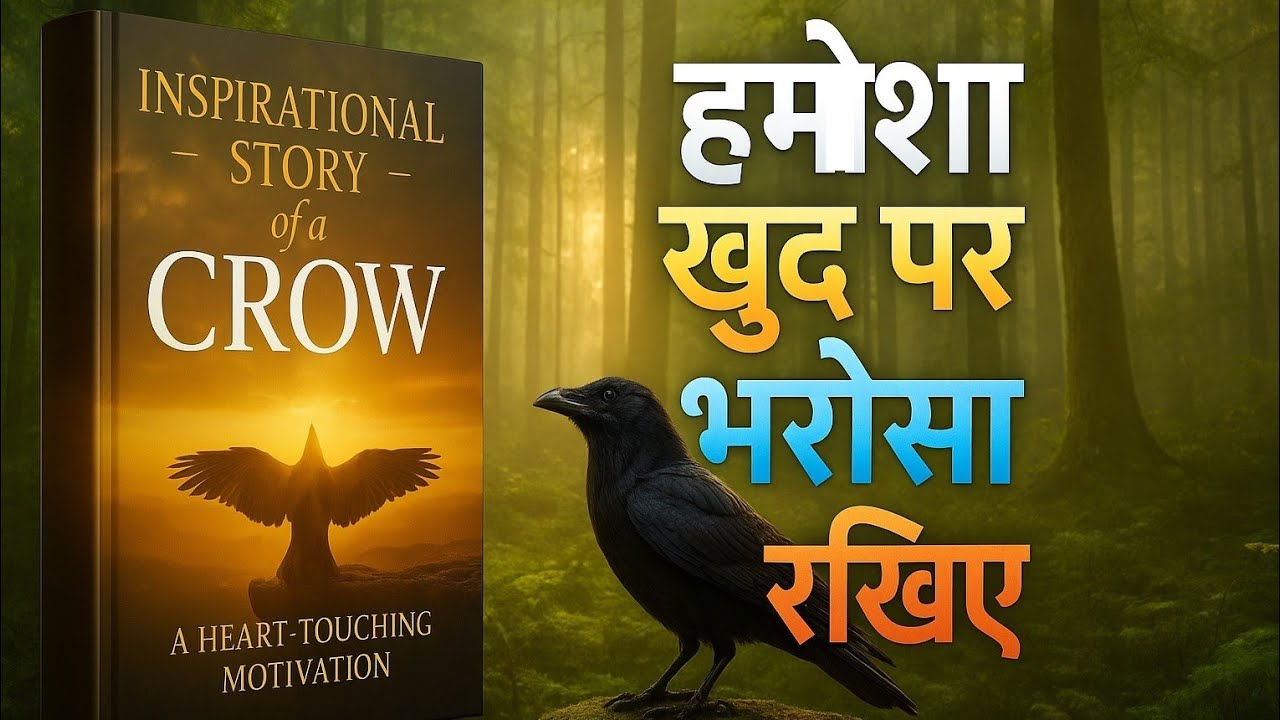 उड़ान एक प्यासे  कौवे की प्रेरक कहानी