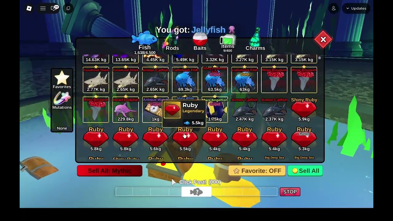 [afk fish it] Rutinitas ke #16 #roblox  di Lost Isle