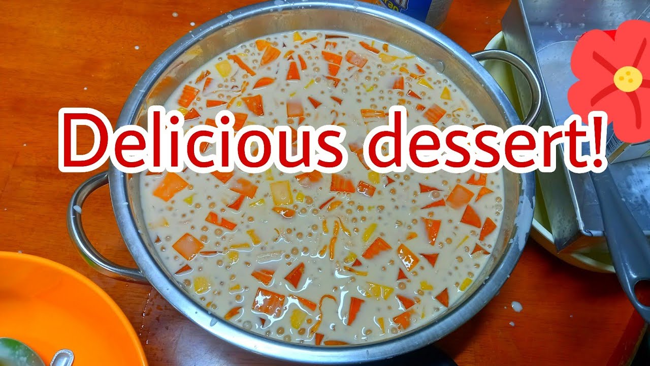 Chicken sinigang and delicious dessert!