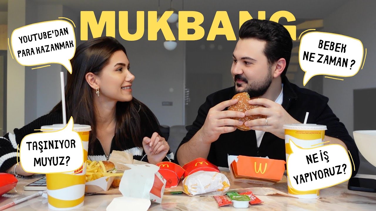 MUKBANG | SORU-CEVAP | BEBEK NE ZAMAN? YOUTUBE'DAN PARA KAZANMAK? TAŞINIYOR MUYUZ? NE İŞ YAPIYORUZ?