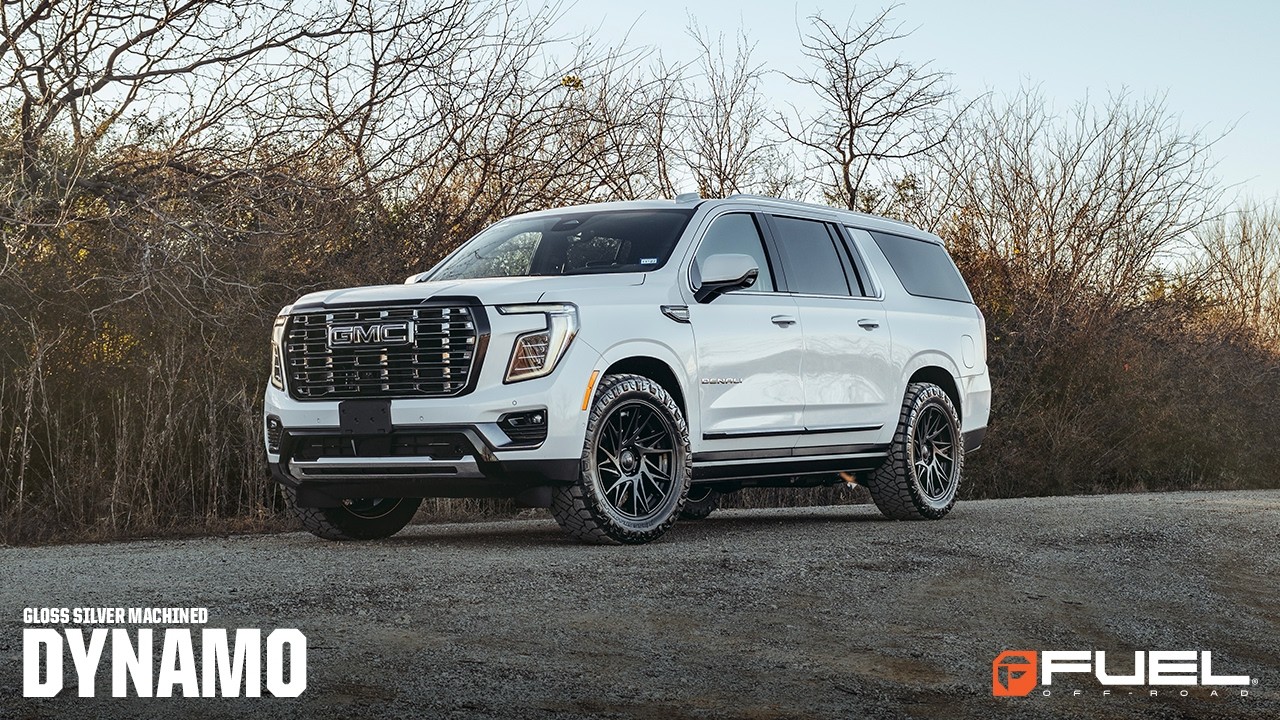 Fuel Off Road FC405 Dynamo | Matte Black with Gloss Black Lip | 22x9 | GMC Yukon Denali