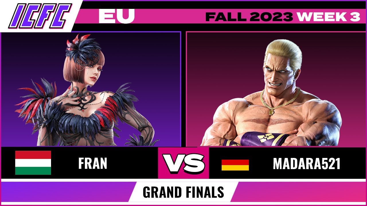 Fran (Anna) vs Madara521 (Geese/Leo) - ICFC Tekken 7 Tournament EU: Fall 2023 - Week 3 Grand Finals