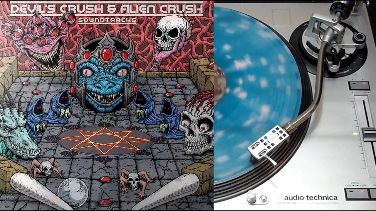Devil's Crush & Alien Crush - vinyl LP collector face A (Enjoy The Ride Records)