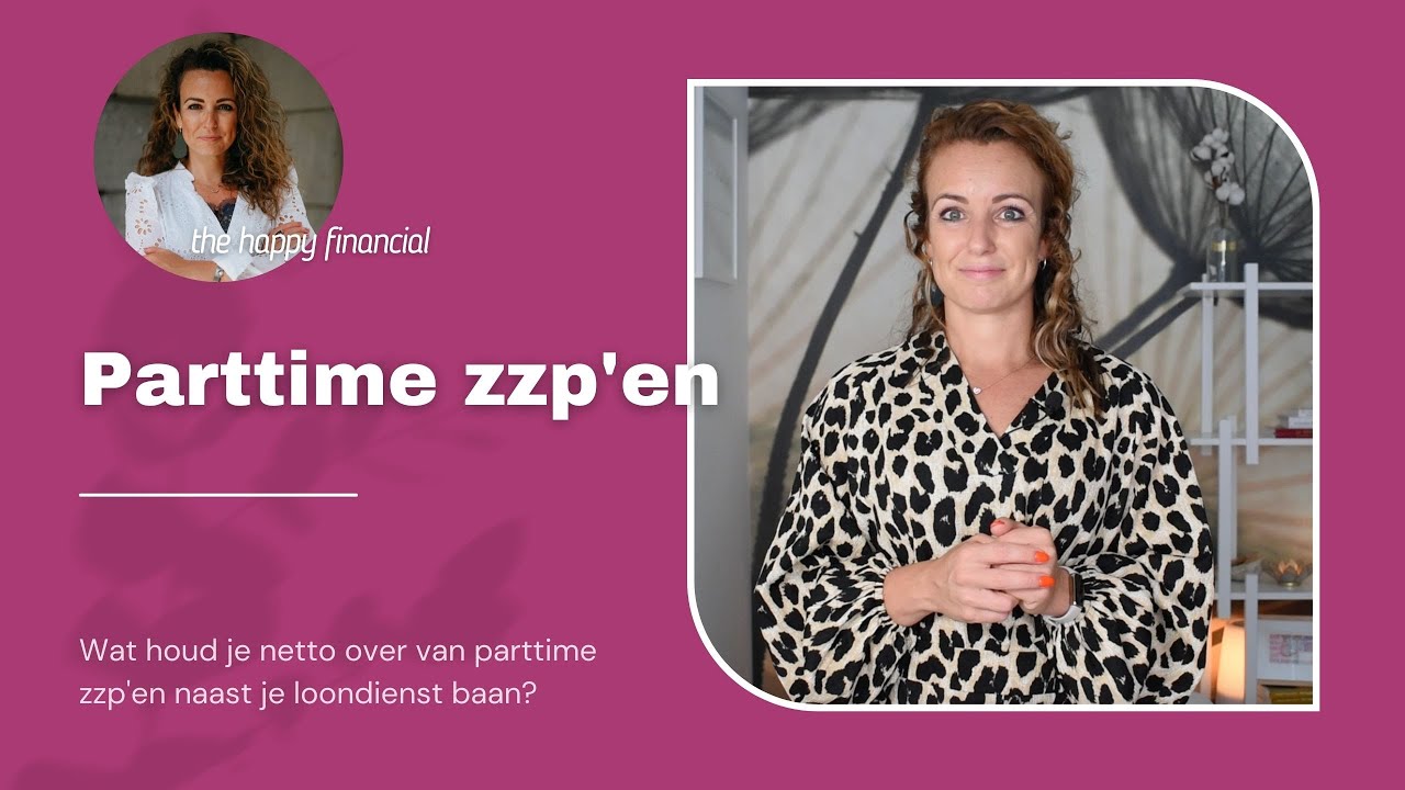 Parttime zzp'en: wat houd je over
