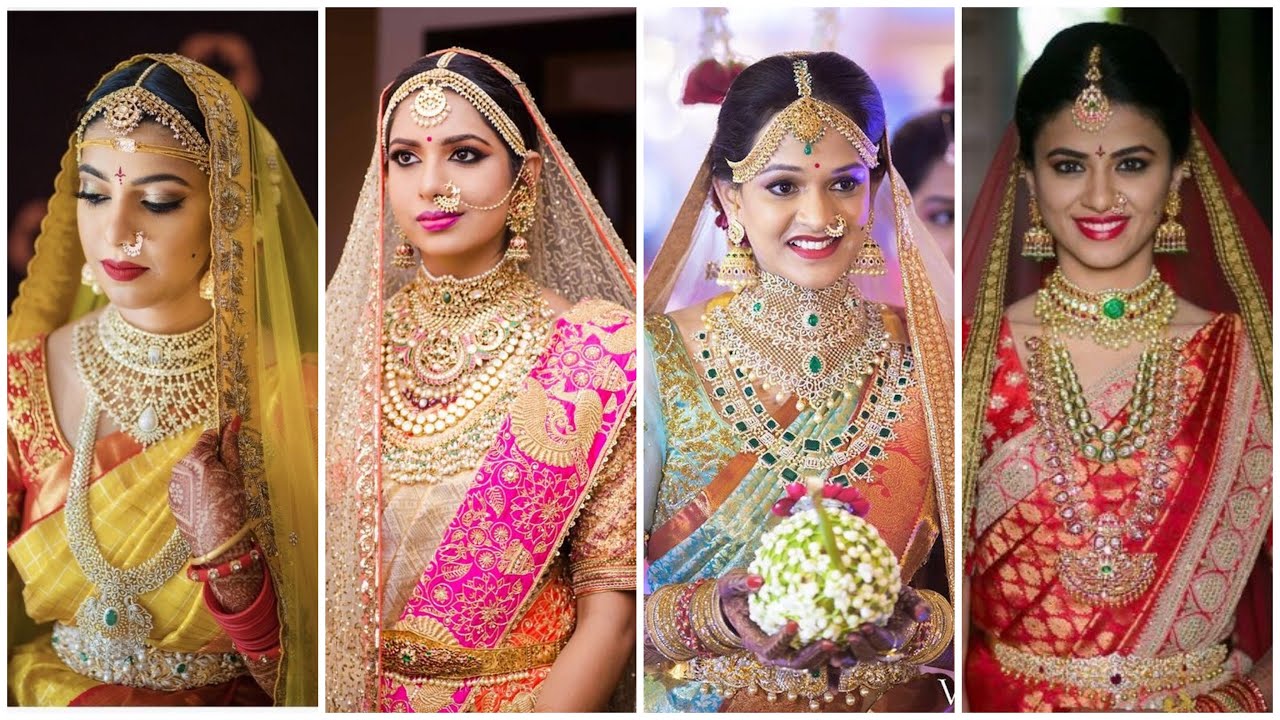 Classy South Indian Bridal Looks In Kanjeevaram Sarees