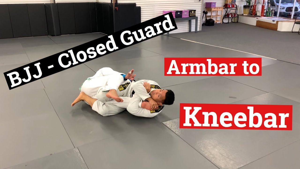 Closed Guard - Armbar to Kneebar