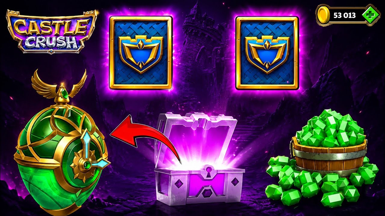 Gem Capsule & Epic Chest! Lucky Moments 🔥 Castle Crush 